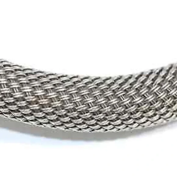Tiffany & Co. Silver Mesh Necklace - Picture 4 of 4